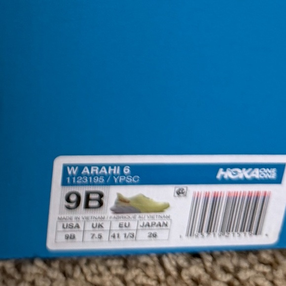 Hoka One One Arahi 6 - Yellow - Picture 2 of 6